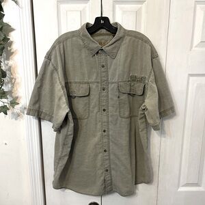 Morgan Creek Faded Green men’s XL Button up Shirt